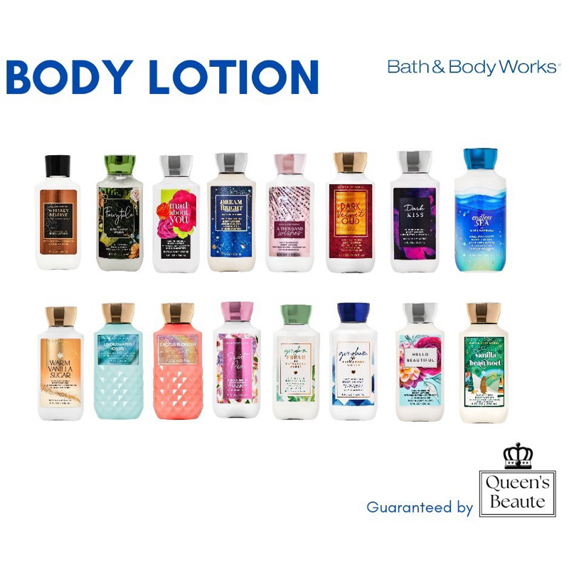 แท้ 100 (โปรส่งฟรี) Bath & Body works Body lotion ขวดขนาดใหญ่ Shopee