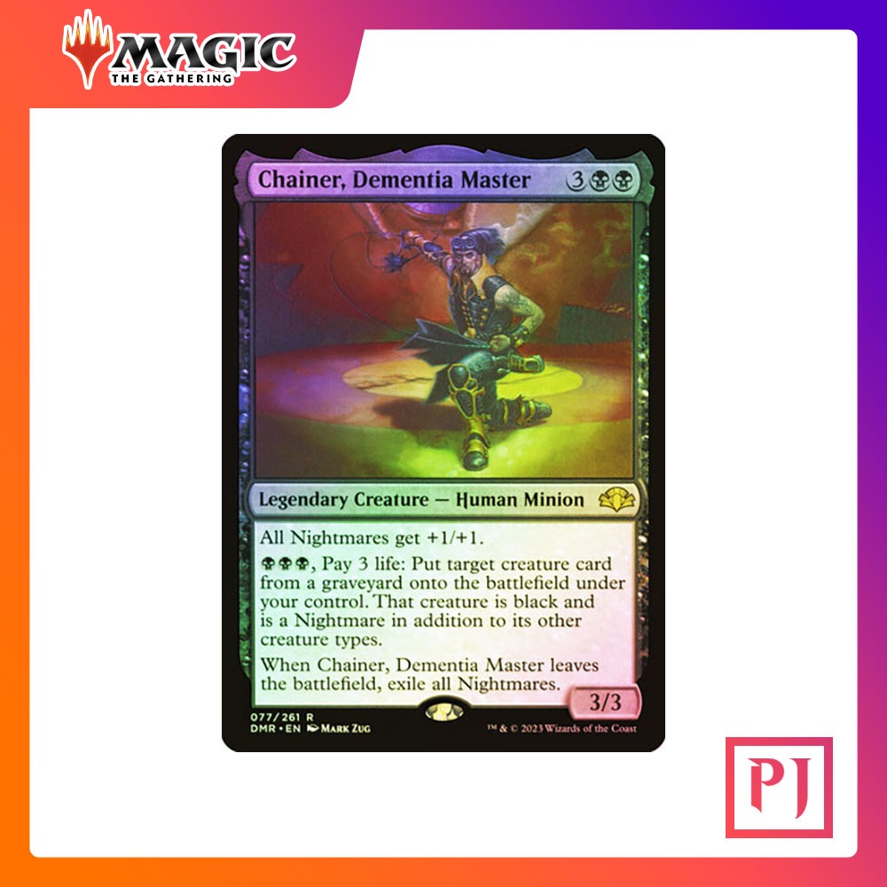 [MTG] Chainer, Dementia Master [BRO] [BLACK] [RARE] [FOIL] [ENG] (การ์ด ...