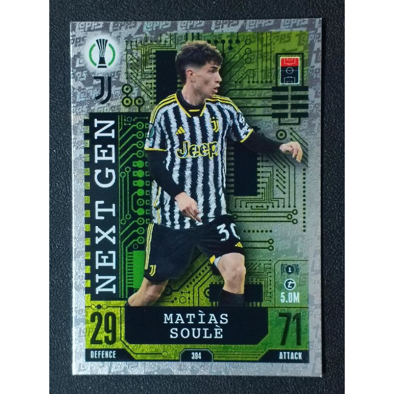 การ์ดฟุตบอล NEXT GEN MATCH ATTAX 2023/24 UEFA SOCCER CARD | Shopee Thailand