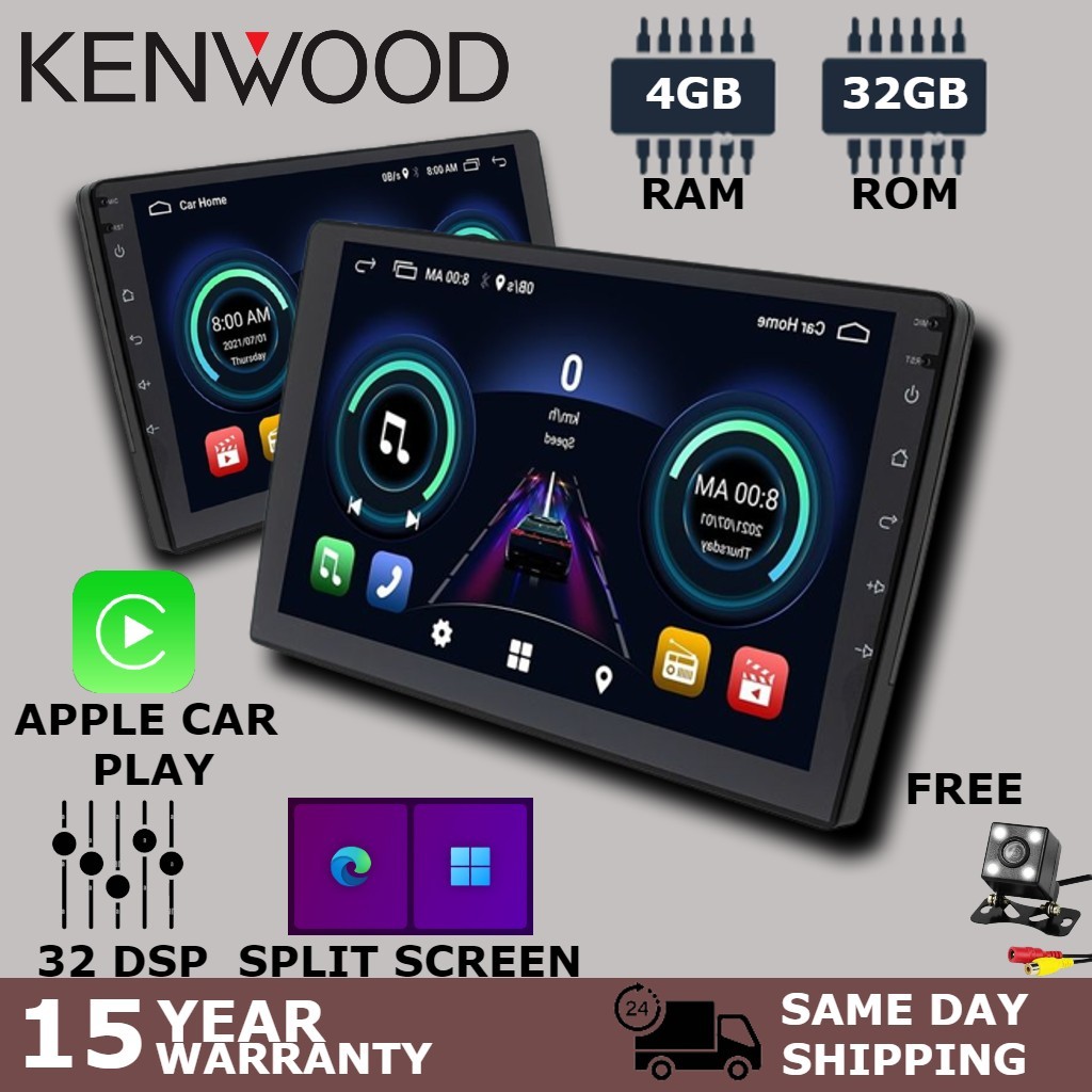 ภาพหน้าปกสินค้า2023ใหม่ล่าสุดKenwoodสไตล์Android Player 7 "9" 10 "นิ้วQuad CoreรถมัลติมีเดียMP5 WIFI จากร้าน market.mall99 บน Shopee