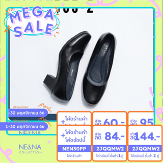 สินค้า รองเท้าเเฟชั่นผู้หญิงเเบบคัชชูทำงานส้นปานกลาง No. 309-2 NE&NA Collection Shoes