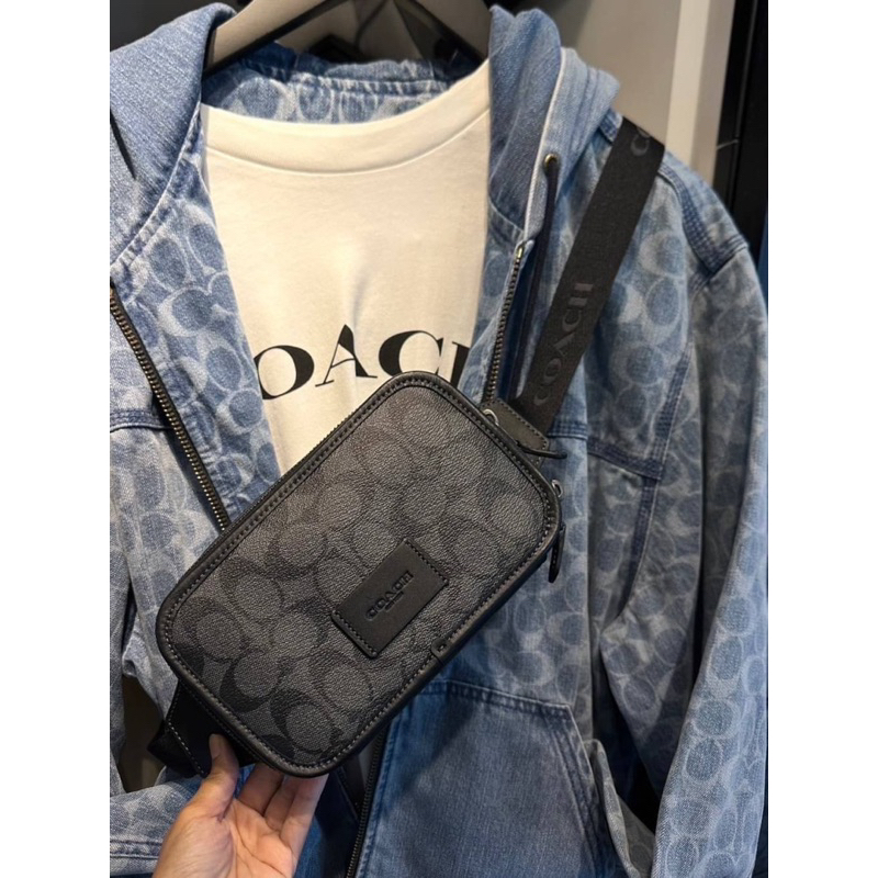COACH WYATT BELT BAG IN SIGNATURE CANVAS (COACH CM106) Shopee Thailand