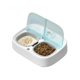 Petoneer เครื่องให้อาหารสัตว์เลี้ยง 2 ช่องแบบเปียก PETONEER TWO-MEAL FEEDER | Pet and More