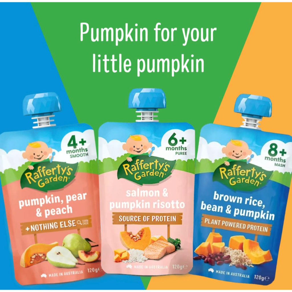 Rafferty's Garden Baby Food อาหารเหลว บดละเอียดพร้อมทาน สำหรับทารกอายุ ...