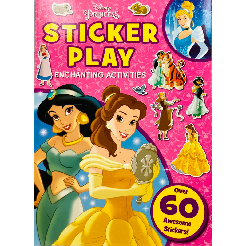 สมุดสติ๊กเกอร์เจ้าหญิงดิสนีย์ Disney Princess Sticker Play Enchanting ...