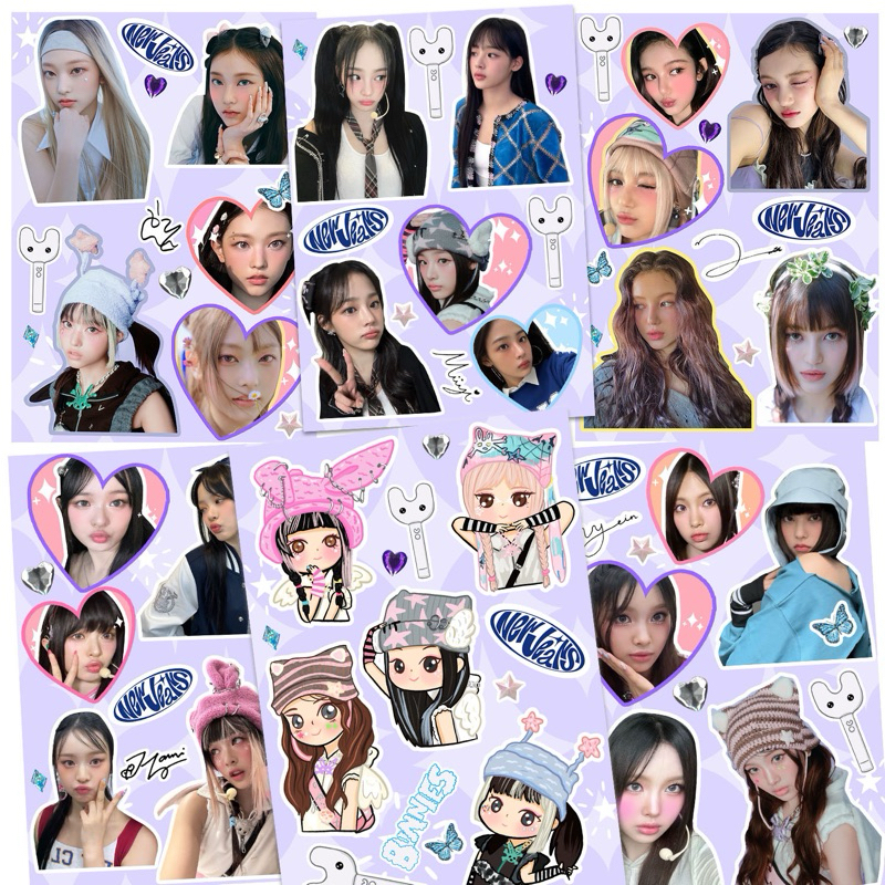 New jean sticker สติ๊กเกอร์แฟนคลับ นิวจีน (อ่านรายละเอียดก่อนสั่ง ...