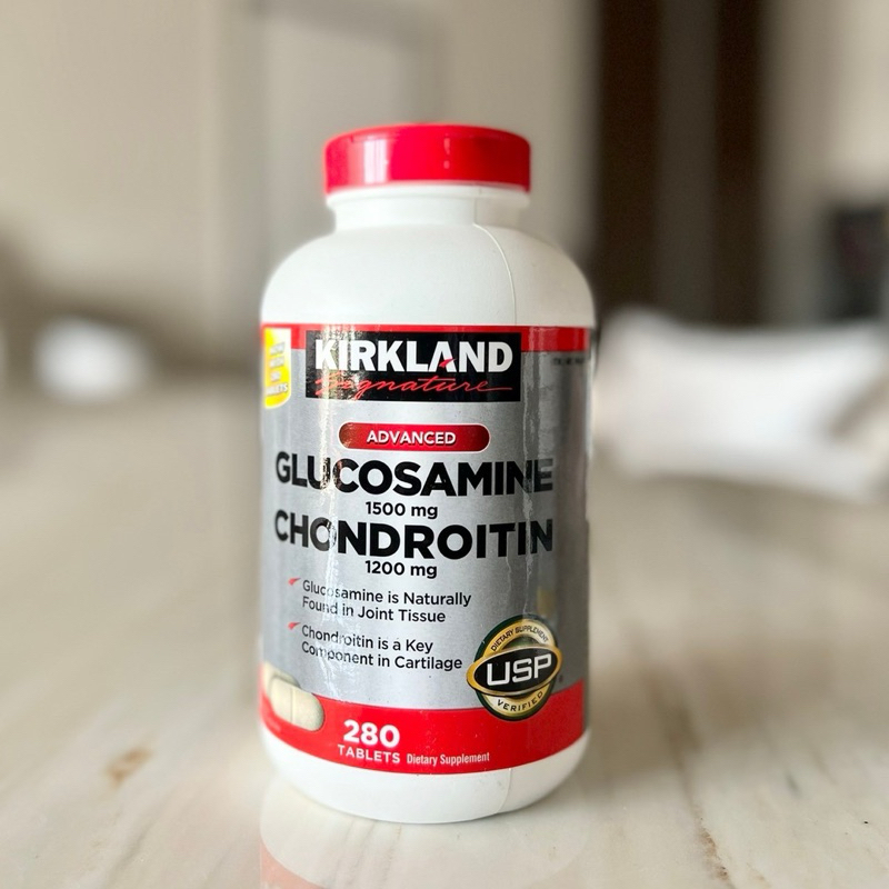 (EXP1/26)Kirkland Glucosamine HCI 1500 mg Chondroitin Sulfate 1200 mg 220 Tablets Shopee Thailand