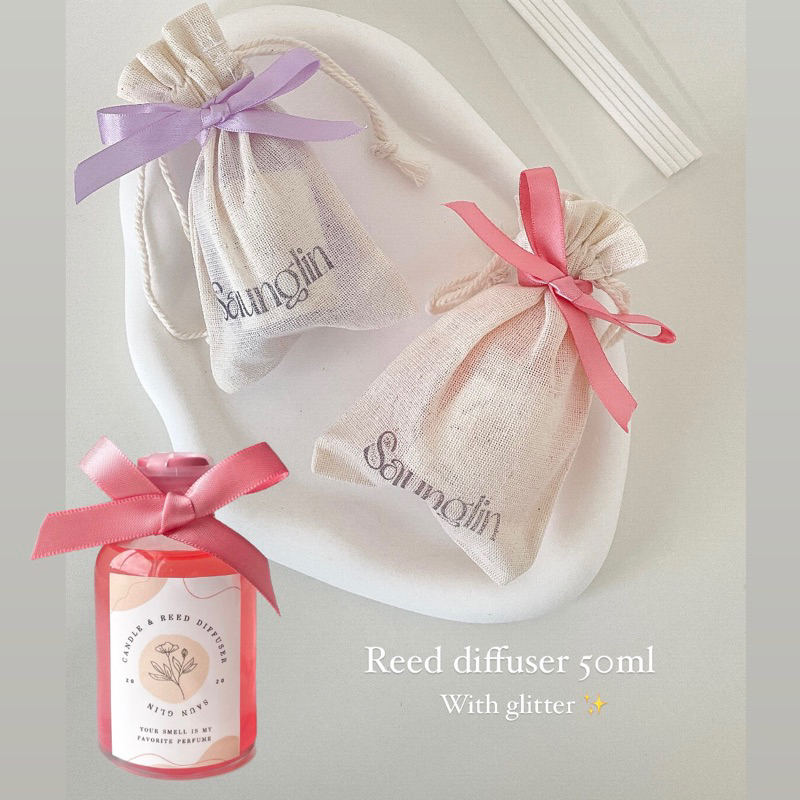 Reed diffuser aroma glitter : ก้านไม้หอม น้ำหอม ปรับอากาศ 60ml ก้านไฟ ...