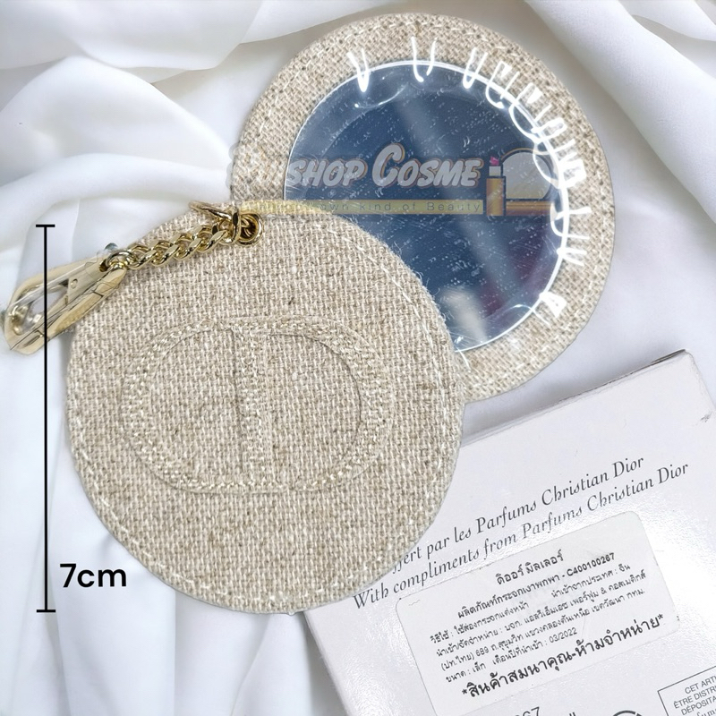 แท้ป้ายไทย กระจก Dior Keychain & Compact Mirror Shopee Thailand