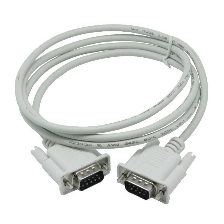 สาย Serial RS232 Cable 9-Pin M-F Cable DB9 ผู้-เมีย ซีเรียล RS232 DB9 ...