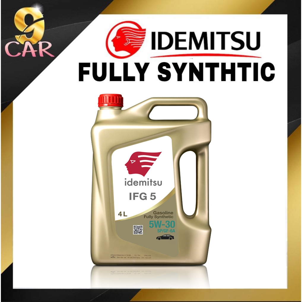 น้ำมันเครื่องเบนซิน IDEMITSU FULLY SYNTHETIC 5W-30 มาตรฐาน SP/GF-6A ...