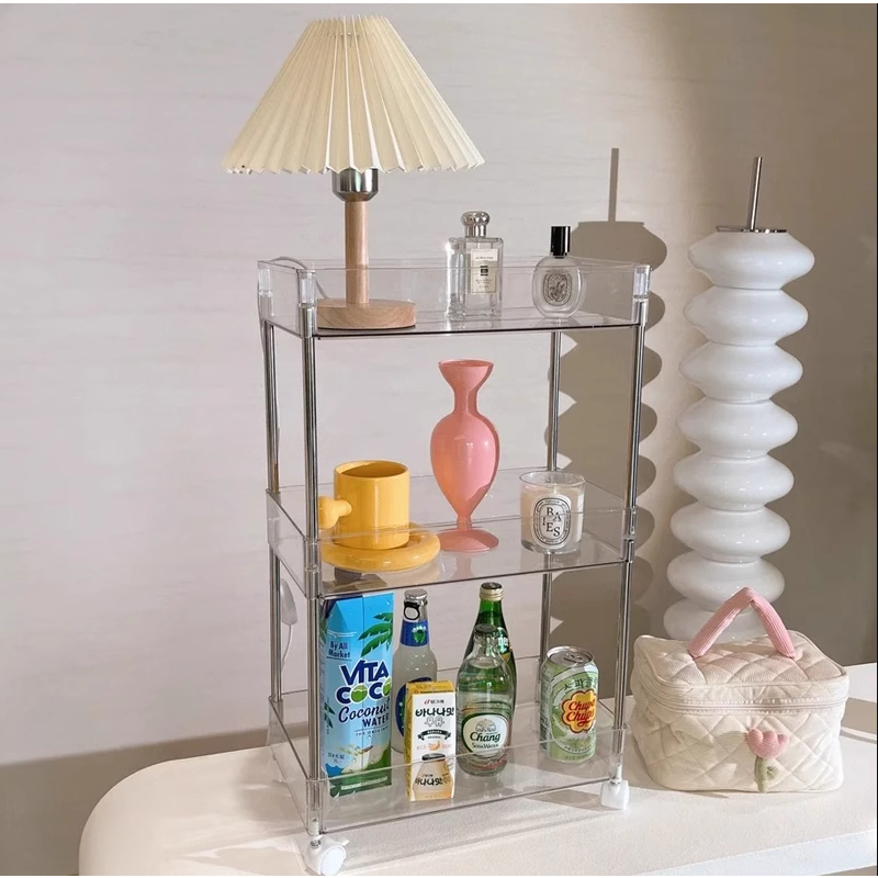 ฺิฺBlissmart ชั้นเก็บของในห้องน้ำ ห้องครัว รถเข็น ชั้นเครื่องสำอาง