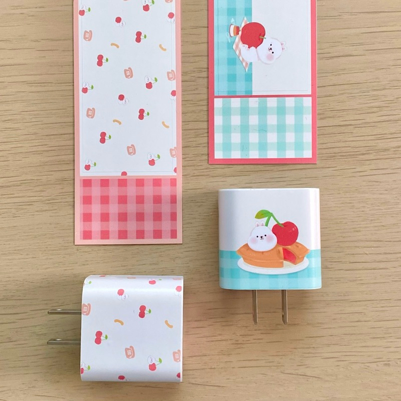 Charger sticker Cherry Bun | Shopee Thailand