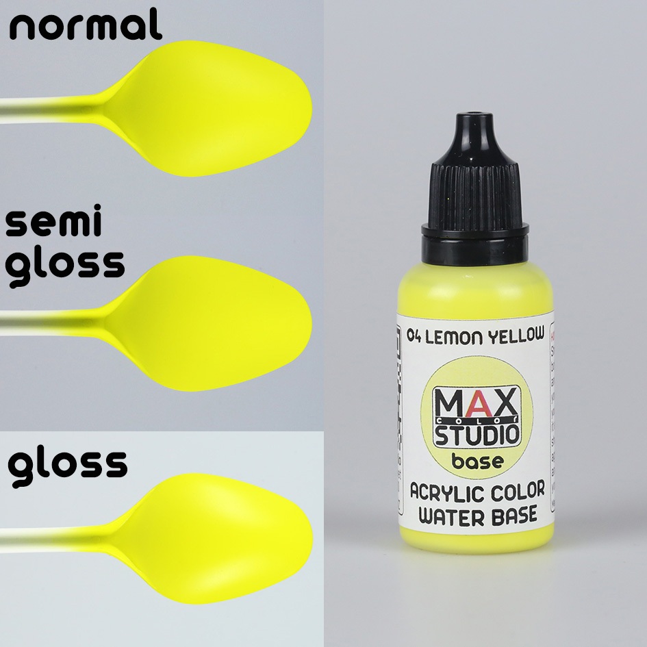 สีอะคริลิคสูตรน้ำ สำหรับงานโมเดลโดยเฉพาะ MAX Color Studio Acrylic Color ...