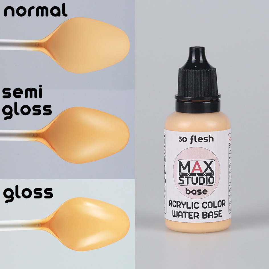 สีอะคริลิคสูตรน้ำ สำหรับงานโมเดลโดยเฉพาะ MAX Color Studio Acrylic Color ...