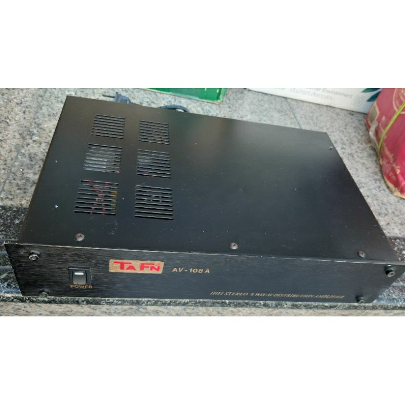 มือสอง(ทาฟ) TaFn Av-108A hifi stereo 8way av distribution amplifier ...