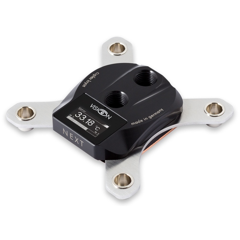 Aquacomputer cuplex kryos NEXT with VISION 1700, acetal/copper | Shopee ...
