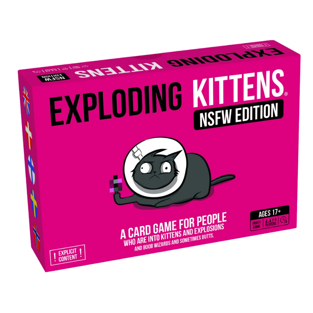 Exploding Kittens Red / NSFW Edition / NSFW 18+ / Streaking Kitten (EN ...