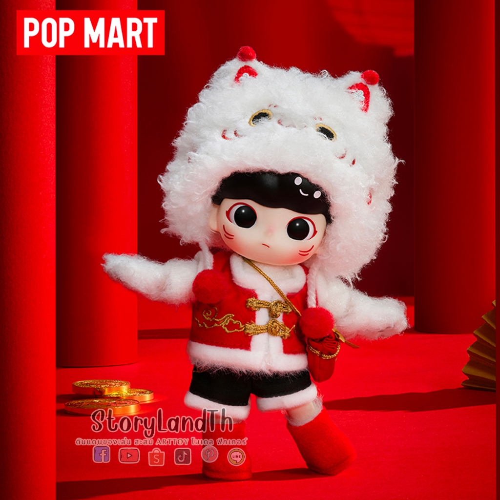 [พร้อมส่ง ] Dimoo ปีมังกร ตะมุตะมิมากๆๆ DIMOO Fortune Cat Action Figure ...