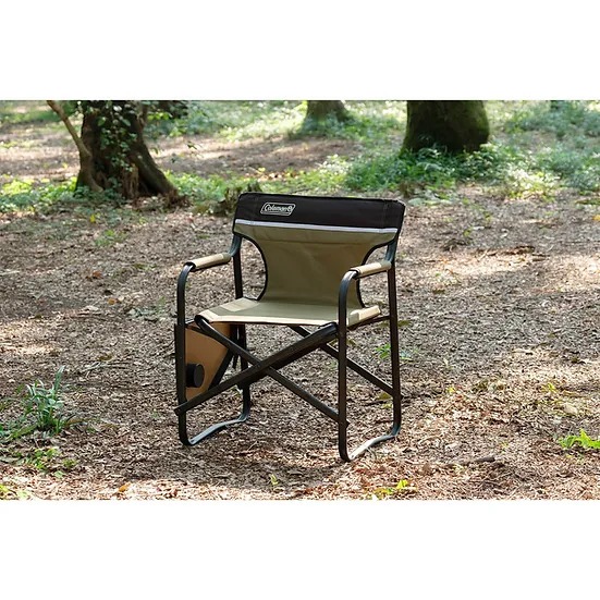 Coleman JP Side Table Deck Chair (Olive) | Shopee Thailand