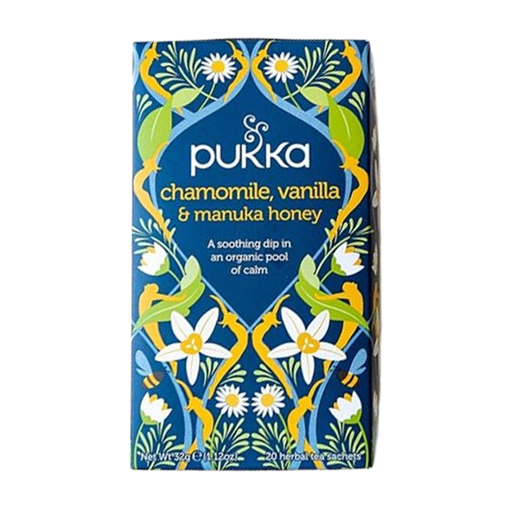 Pukka Chamomile, Vanilla & Manuka Honey Tea Organic x20 ชา ชาอังกฤษ ชา ...