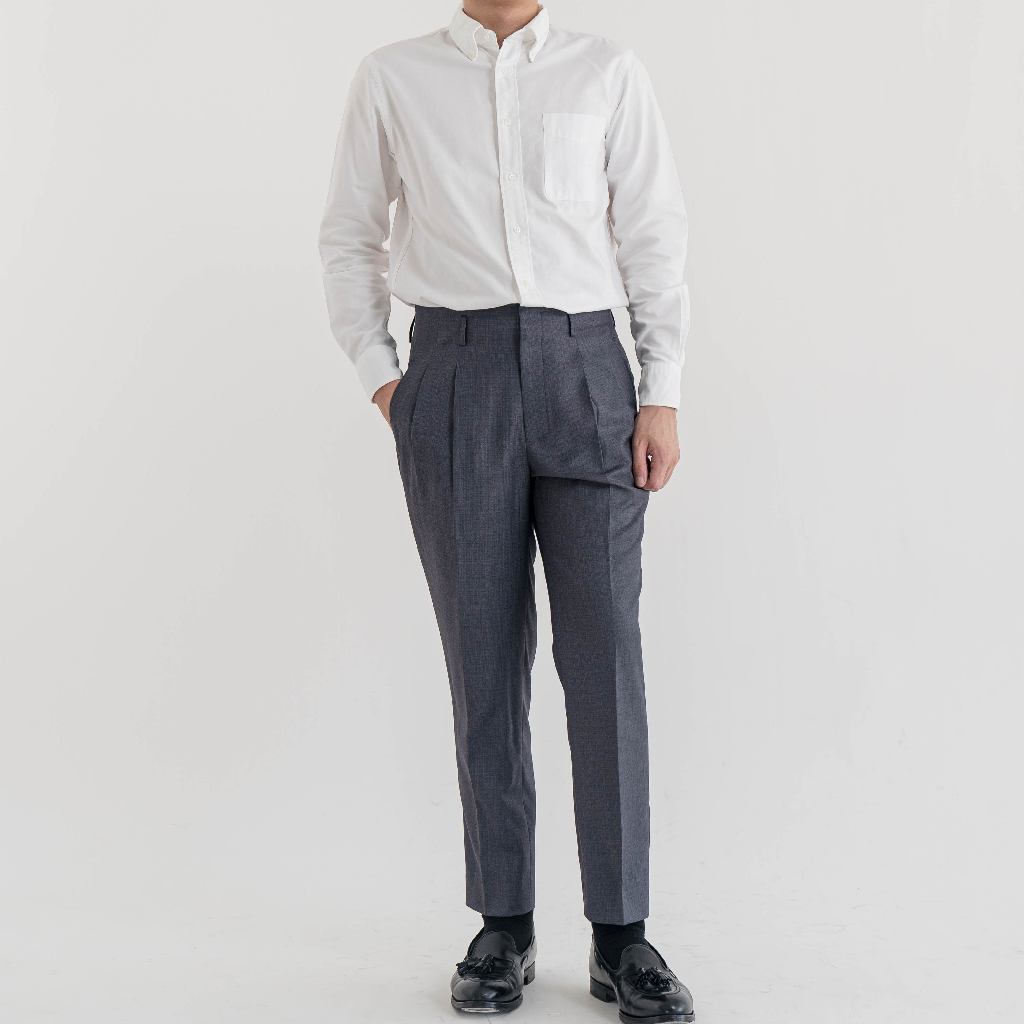 Rags and Lace - กางเกง Hollywood High Waisted Trousers ผ้า Wool สี ...