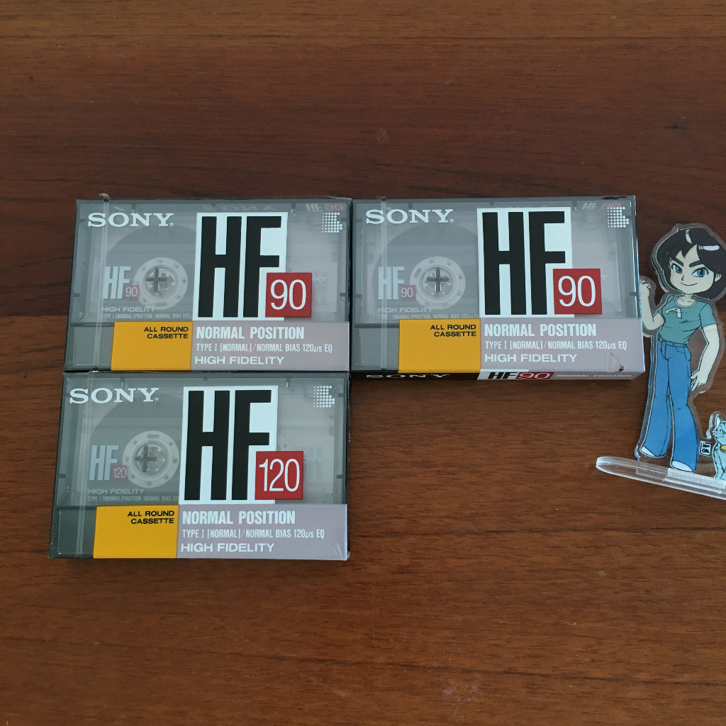 Lot 9 Cassettes Audio Sony HF90 – Position Normale – Neuves Sous Blister