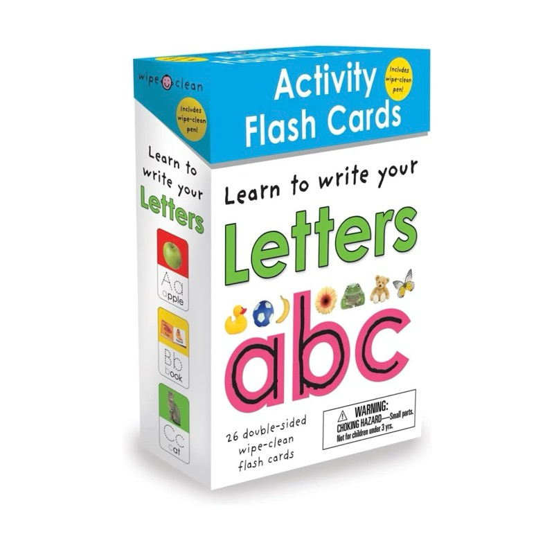 Learn To Write Your Letters: Flashcards (Wipe Clean Activity Cards ...