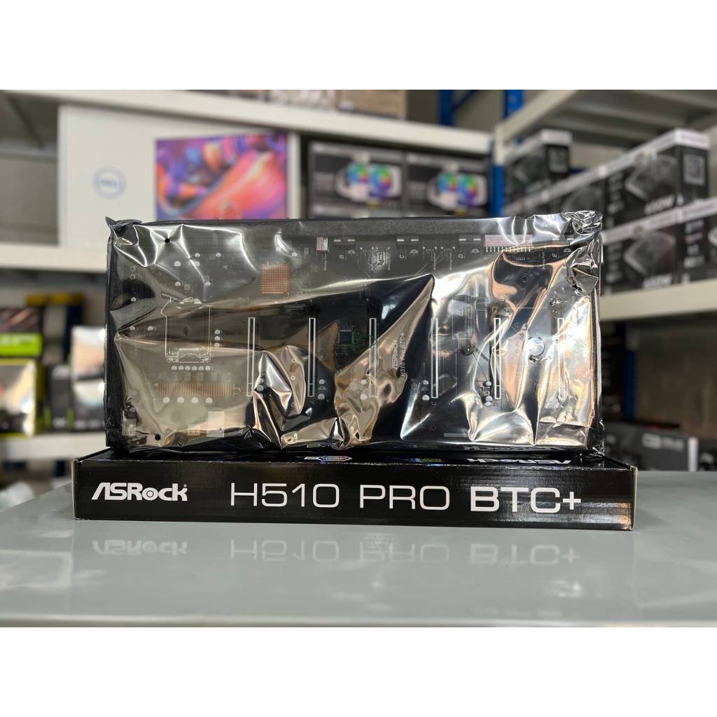 ASROCK H510 PRO BTC+ For Minning (7GPU) (รองรับการ์ดจอสูงสุด 7 ใบ ...