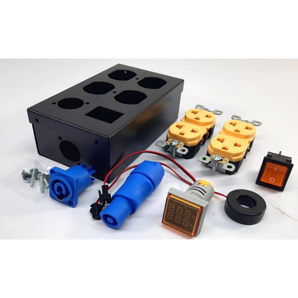 ชุด BOX-4 จอแสดงผล โวล์ท+แอมป์ VA สำหรับลูกค้านำไปประกอบเอง แถมเพาเวอร์ ...