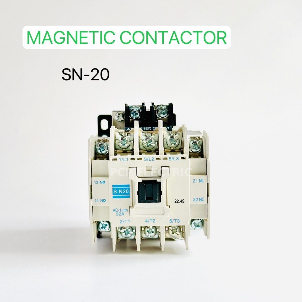 SN-20 แมกเนติก คอนแทคเตอร์ Magnetic Contactor AC24V AC110V AC220V ...
