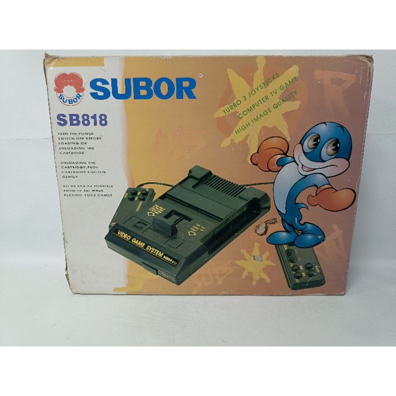 Famicom ดำ จอยโทโบ ค่าย SUBOR SB818 ระบบAV ตลับเกมรวม หม้อแปลงAC220V ...