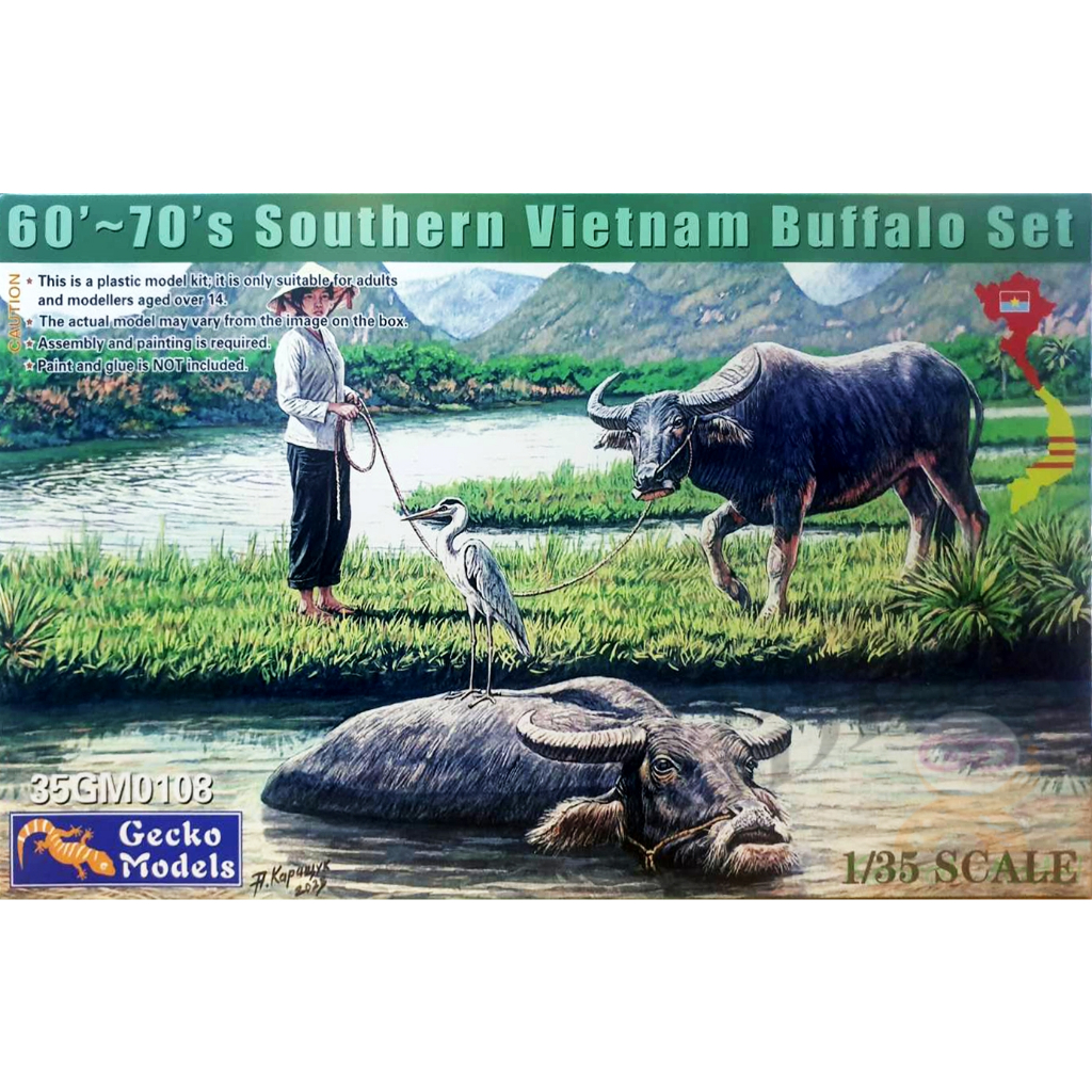 GECKO 35GM0108 60'-70 's SOUTHERN VIETNAM BUFFALO SET [1/35] | Shopee ...