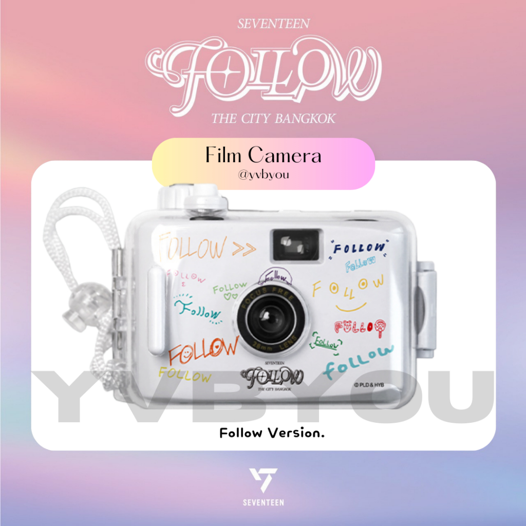 พร้อมส่ง กล้อง SEVENTEEN POP UP IN BANGKOK : TOY CAMERA