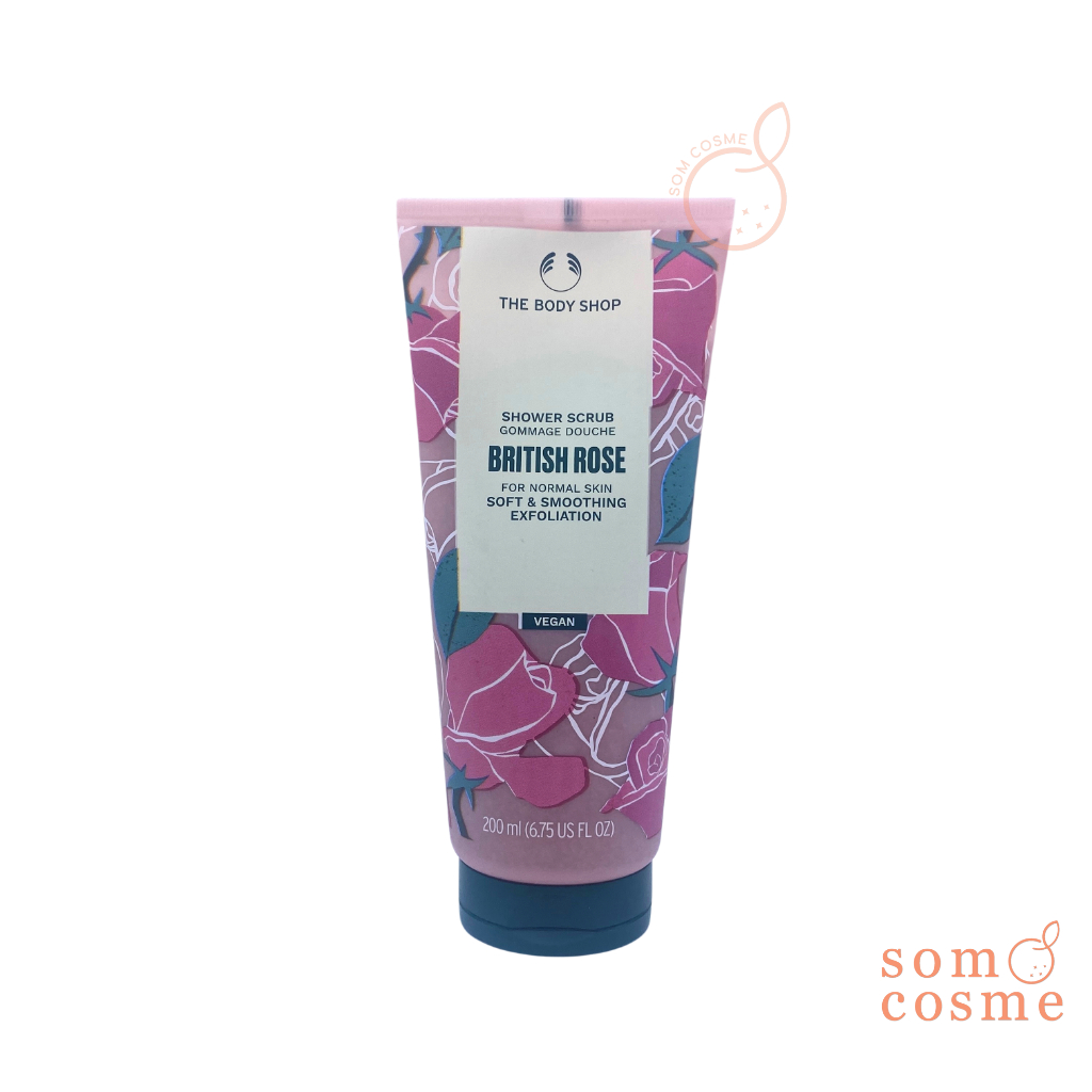 The Body Shop Shower Scrub British Rose 200 ml. Shopee Thailand