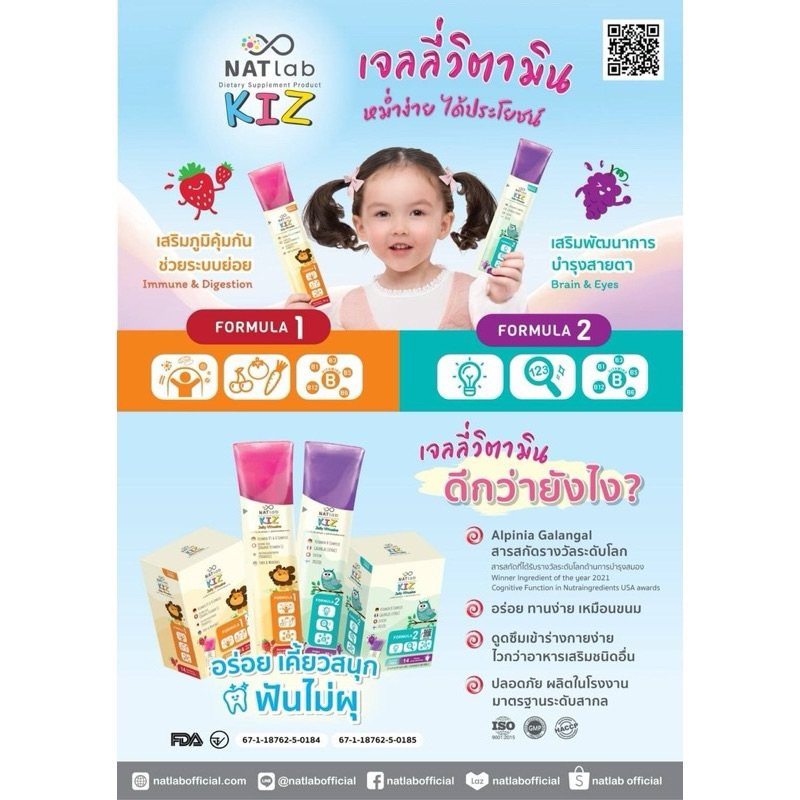 Natlab เจลลี่ วิตามิน | Shopee Thailand
