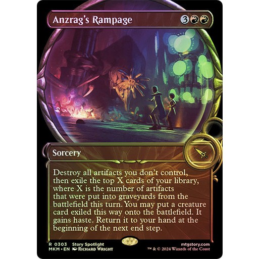 [MTG][Single][MKM] Anzrag's Rampage ระดับ Rare [ภาษาอังกฤษ] | Shopee ...