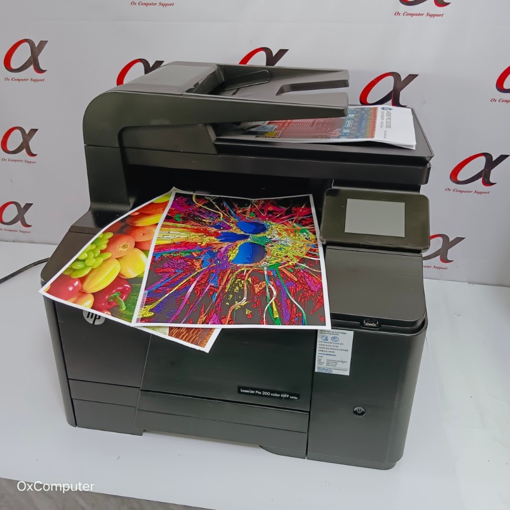 เครืองปริ้น เลเซอร์สี HP Laserjet Pro 200 Color MFP M276nw มือสอง หมึก ...