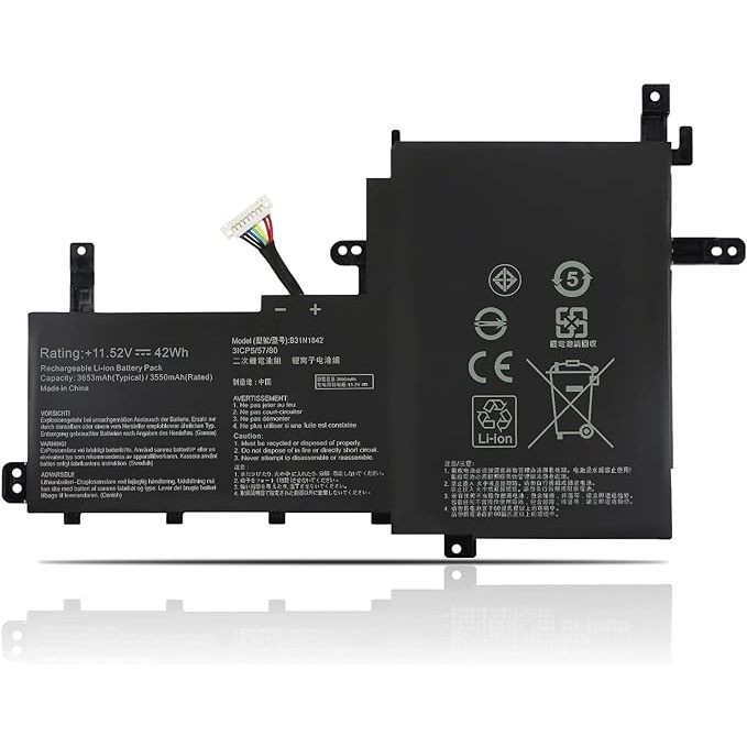 B31N1842 Batterij voor Asus VivoBook S15 S531 X531 K531 15 M513 K513 F513 S513 X513 S531FA S531FL K531FA K531FL X531FA X531FL M513IA M513UA K513EA K513EQ F513EA F513EP S513EA S513EP S513EQ V531FA