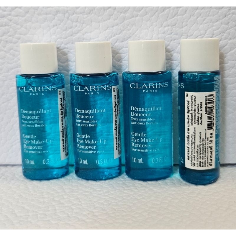 Clarins Gentle Eye Make Up Remover For Sensitive Eyes 10 ml ฉลากไทย