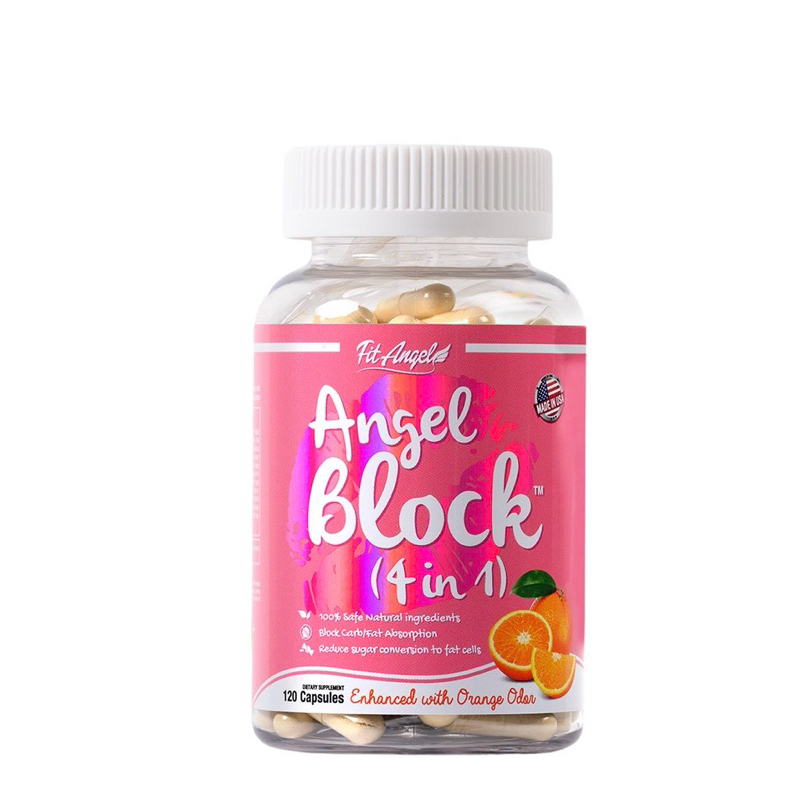 FIT ANGEL ANGEL BLOCK 4 IN 1 120 CAPSULES บล็อกแป้ง บล็อกน้ำตาล บล็อก ...