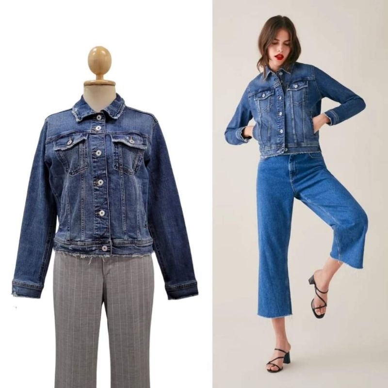 Jean Skinny Zara Basic Denim - Taille 38, Couleur Gris, Coupe Jegging En Coton Et élasthanne