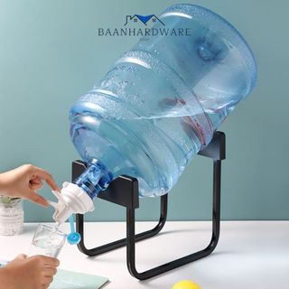 Giá đỡ bình nước kèm vòi bít nước, thiết bị thay bình nước, giá đỡ bình nước uống, khay đặt bình nước, tủ cấp nước, chịu tải lên đến 20 lít