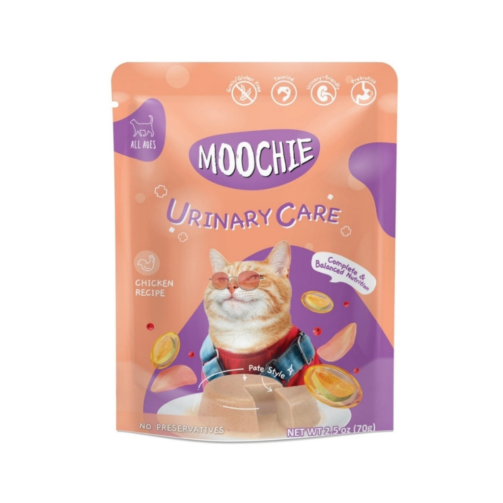 Moochie อาหารเปียกแมว [ยกโหล 12 ซอง] มูชี่ ไม่เติมเกลือ เพื่อสุขภาพน้อง ...
