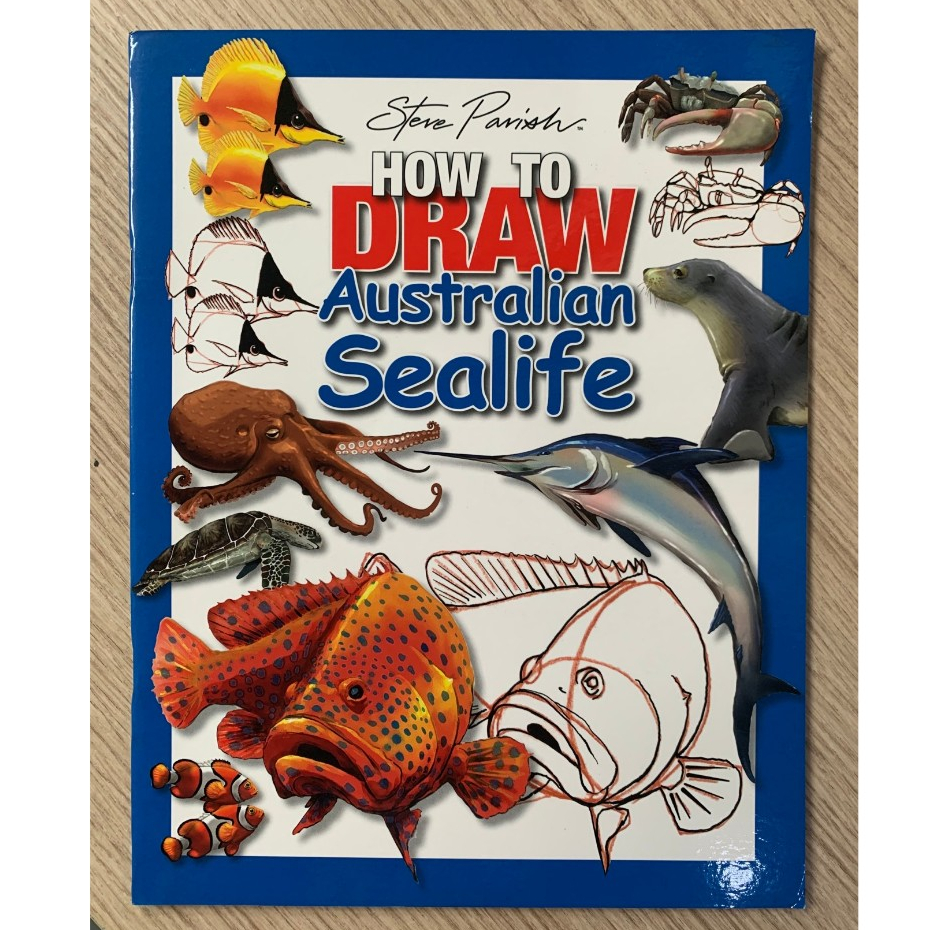 AFK หนังสือ How To DRAW Australian Sealife (ของมีตำหนิ) | Shopee Thailand