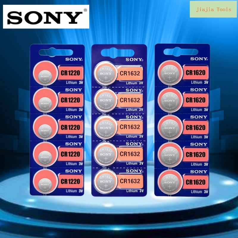 ถ่านกระดุม sony CR1220，1632，1620，2016，2025，2032 2430 3V. แท้ 100% พร้อม ...