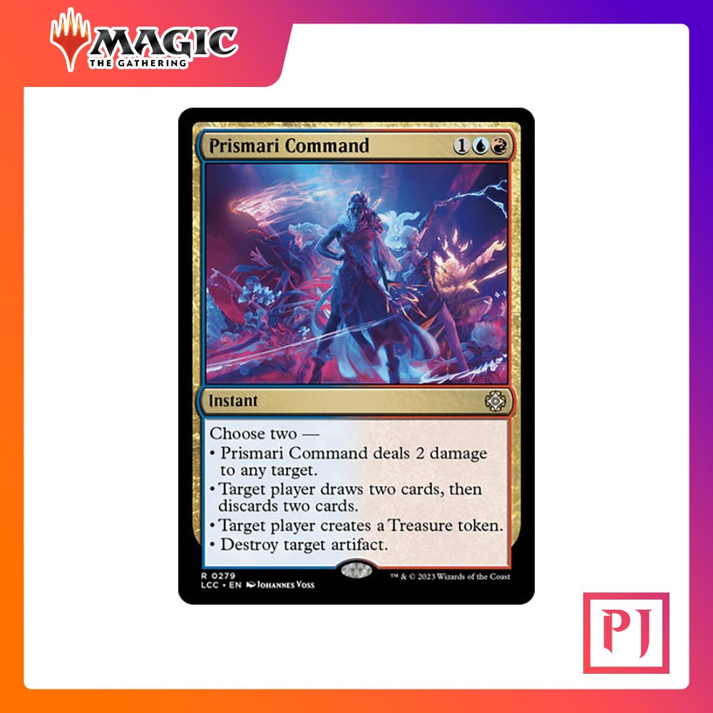 [MTG] Prismari Command [LCC] [MULTI] [RARE] [NORMAL] [ENG] (การ์ดเมจิค ...