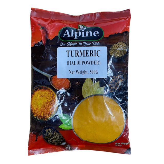 Alpine Haldi Powder Turmeric 500g. ผงขมิ้นแท้ | Shopee Thailand