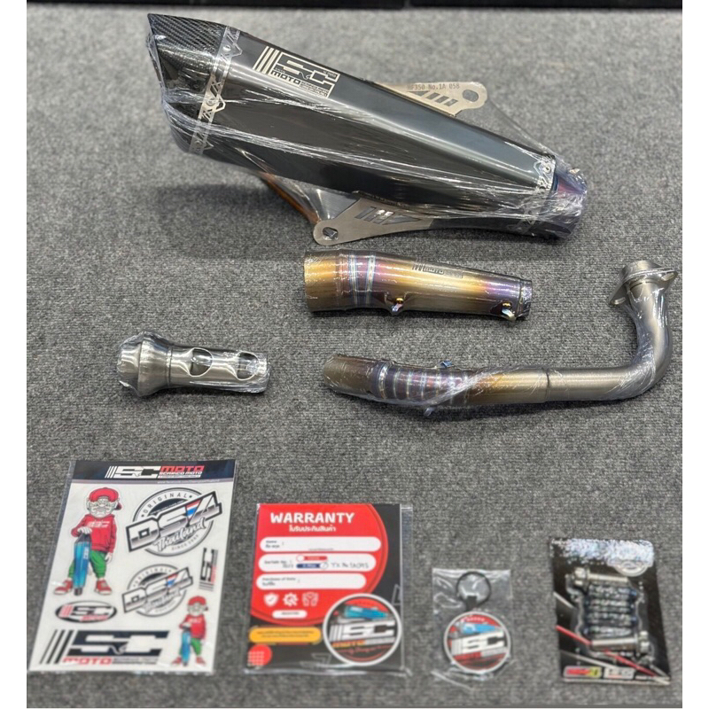 ท่อSC moto Black จิวเวลรี่ สำหรับXmax ลูกเดิม | Shopee Thailand