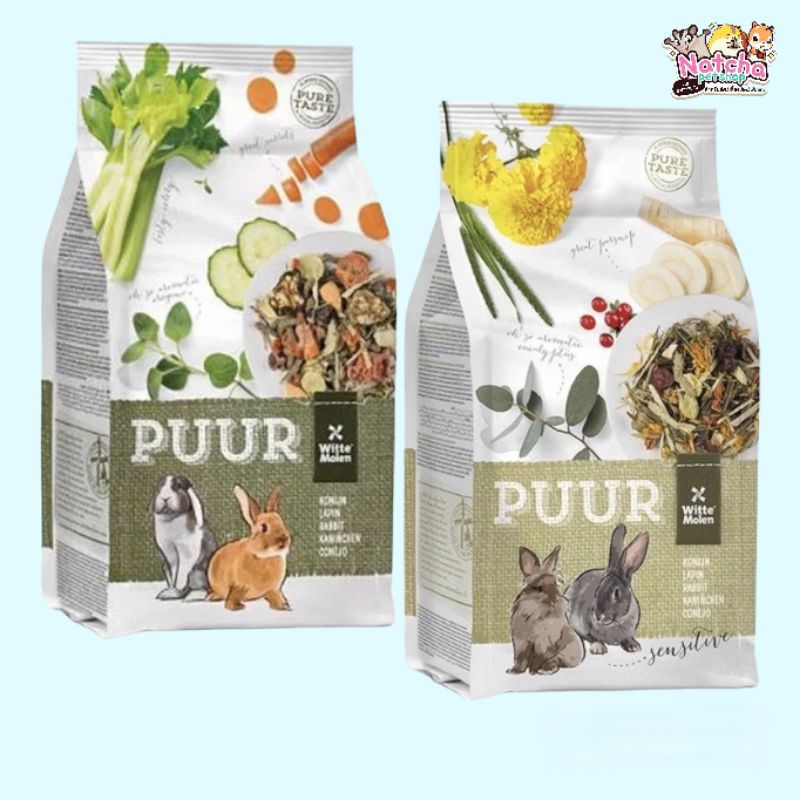 Puur Rabbit อาหารเพียว อาหารกระต่ายเด็ก กระต่ายโต | Shopee Thailand